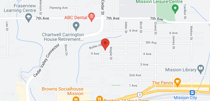 map of 32811 4TH AVENUE
